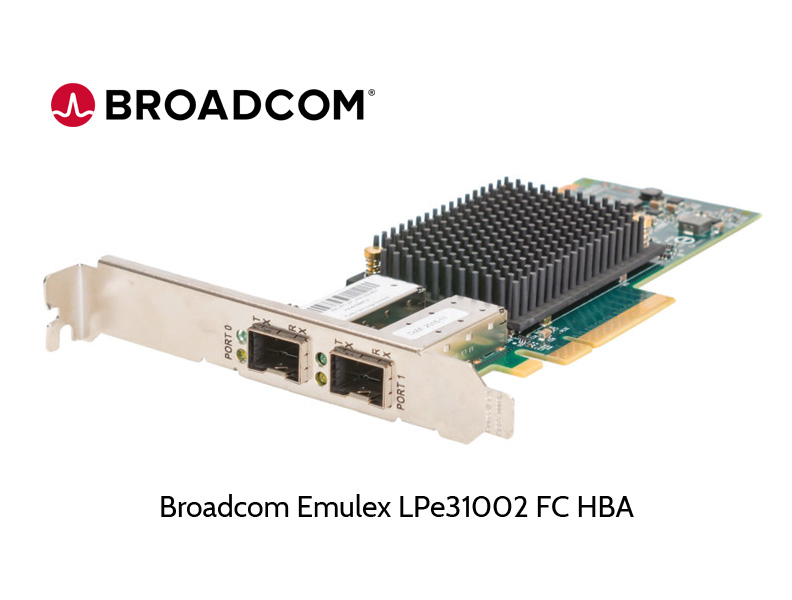 Broadcom Emulex ELP31002 Dual Port FC HBA