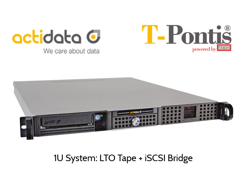 Actidata T-Pontis + LTO in 1U