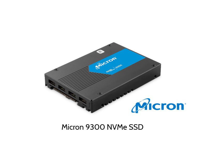 Product Micron 9300 NVMe SSD